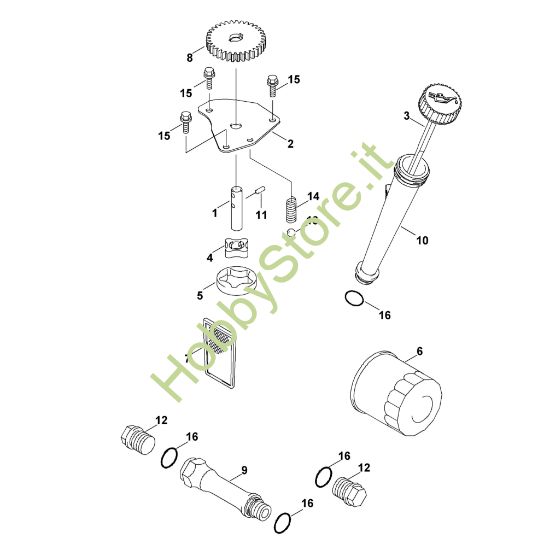 Picture of E - Sistema di lubrificazione FH580V-AS51